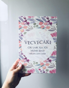 Koka dekors "Vecvecākiem" 
